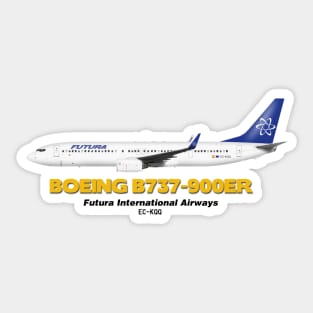 Boeing B737-900ER - Futura International Airways Sticker